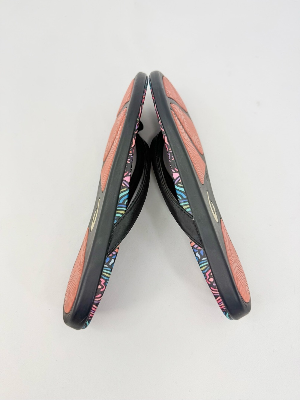 Olukai Ho'Opio Hau Colorful Hibiscus Floral Arch Support Thong FlipFlop Sandals - Picture 9 of 12